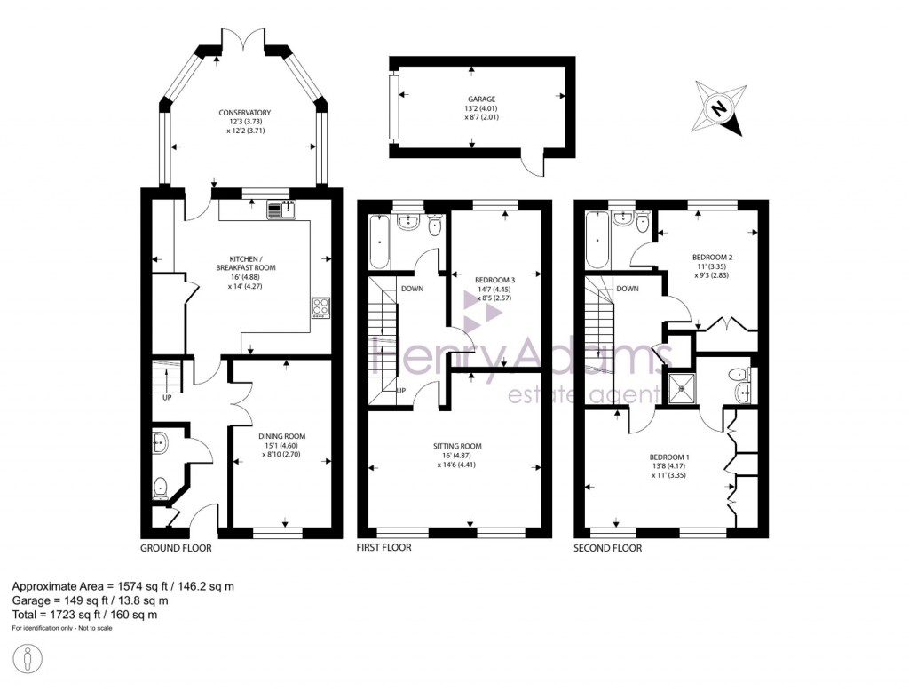 Floorplans For King George Gardens, Chichester, PO19