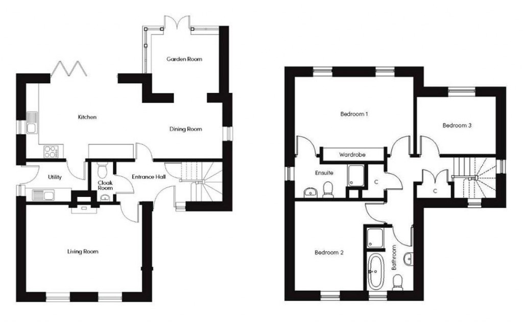 Floorplans For Framlingham, Suffolk