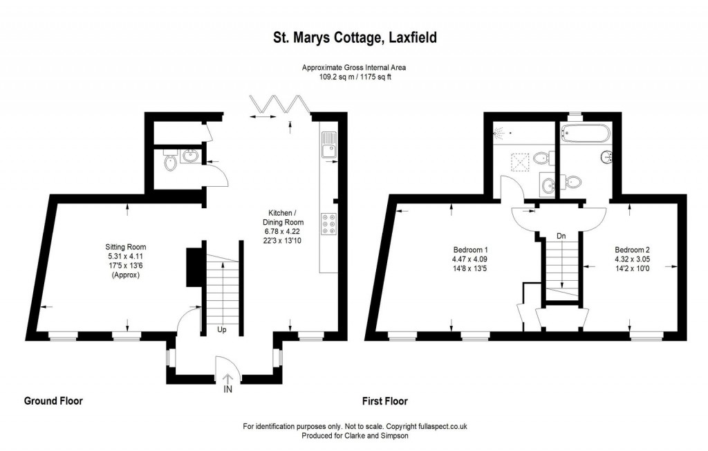 Floorplans For Laxfield, Suffolk