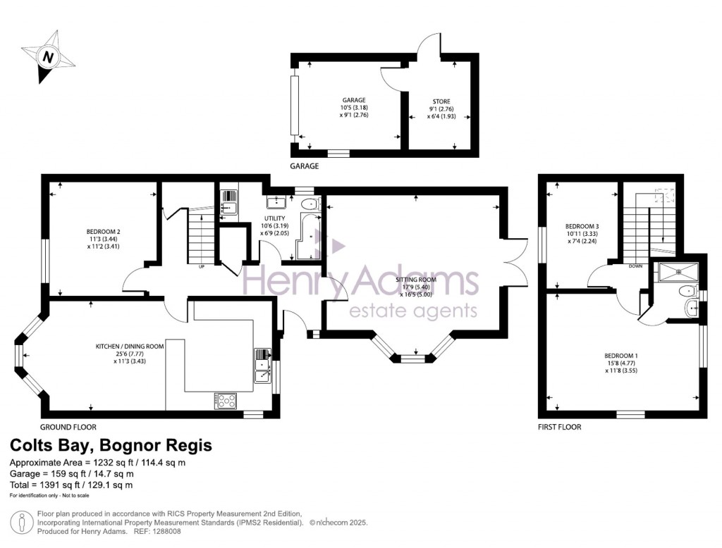 Floorplans For 3 Colts Bay, Aldwick, PO21