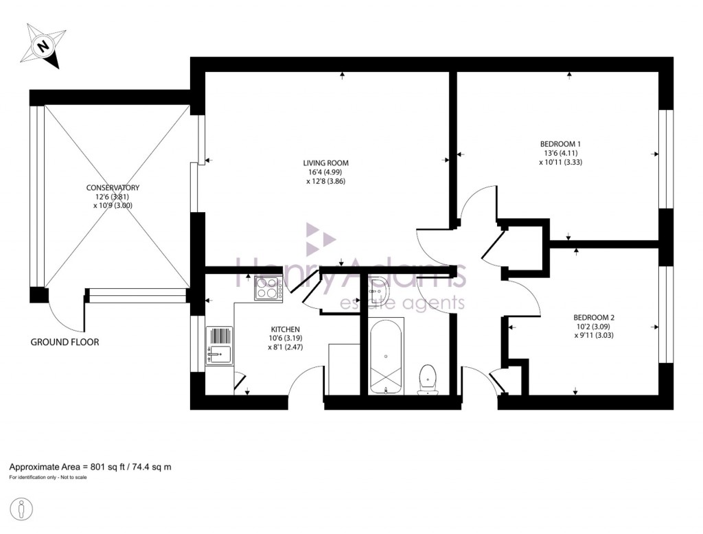 Floorplans For Glen Crescent, Selsey, PO20