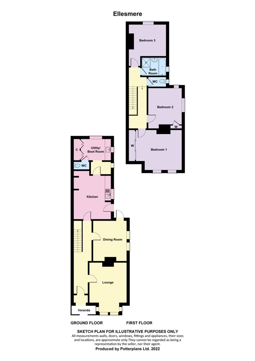 Floorplans For Freshwater Bay, Isle of Wight