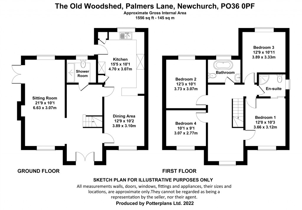 Floorplans For Newchurch, Isle Of Wight