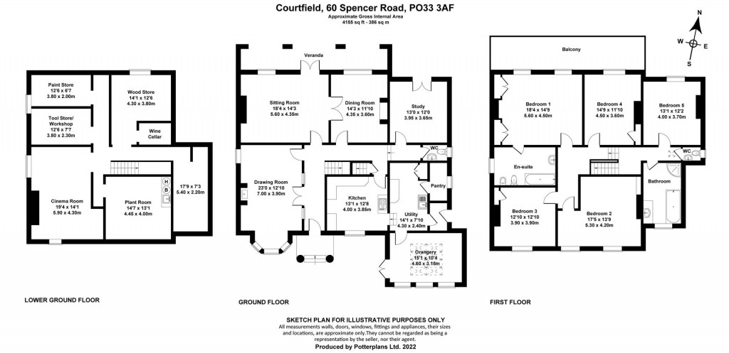 Floorplans For Ryde, Isle of Wight