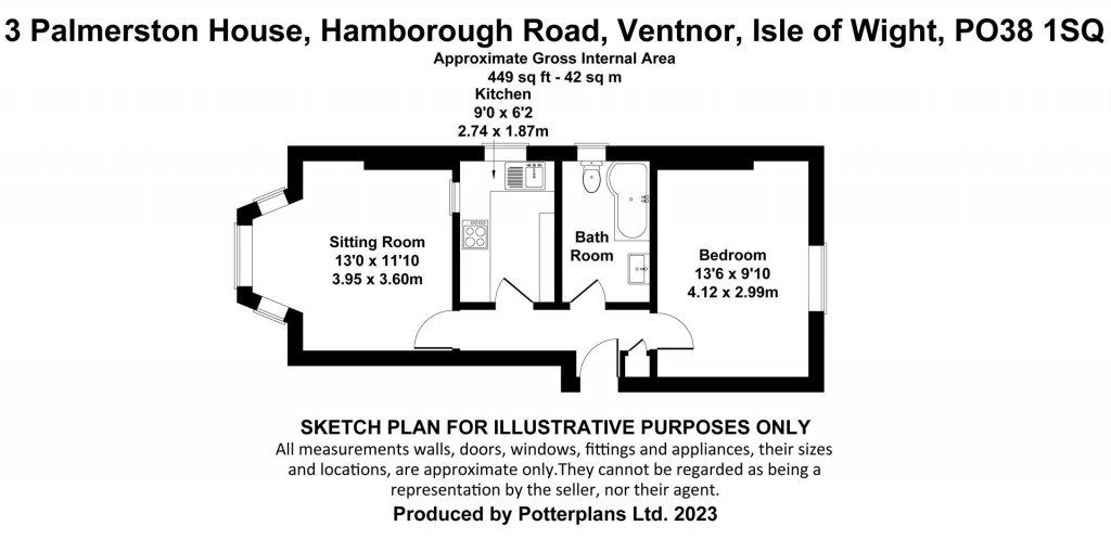 Floorplans For Hambrough Road, Ventnor