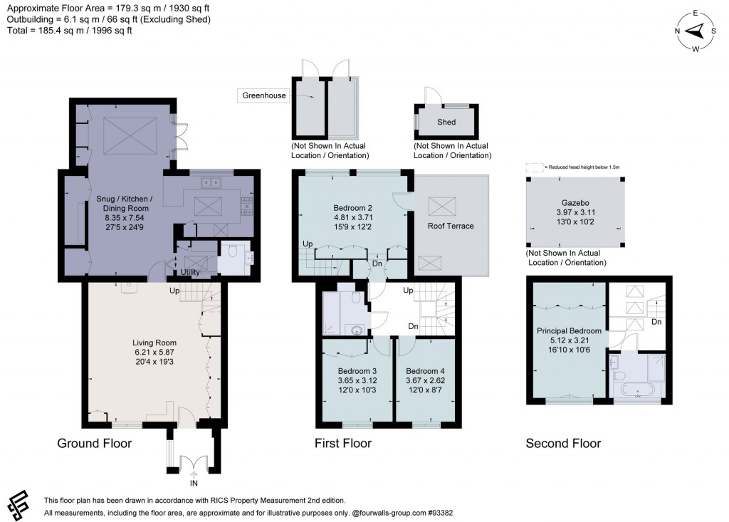 Floorplans For Houghton Bridge, Amberley, BN18