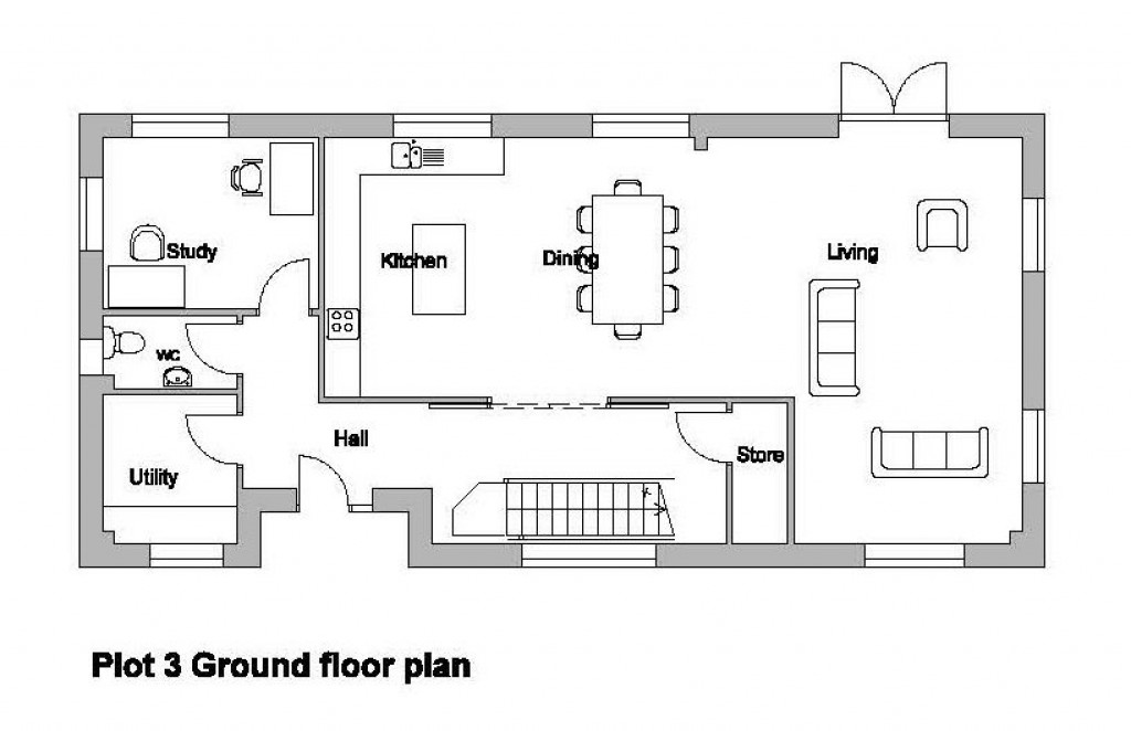 Floorplans For Sweffling, Nr Saxmundham, Suffolk