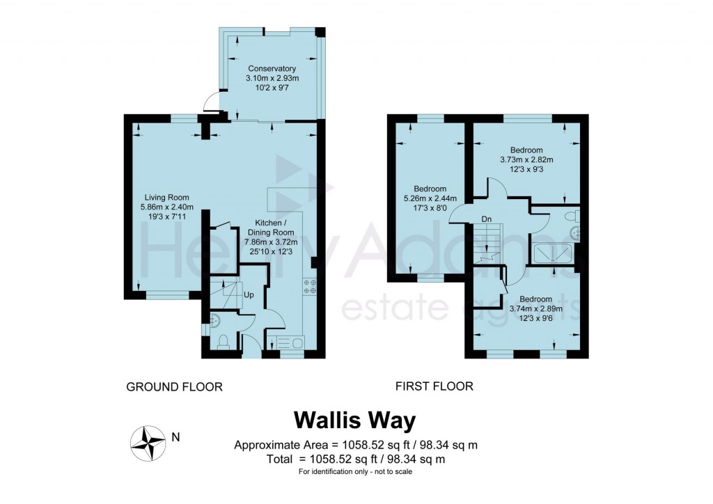 Floorplans For Wallis Way, Burgess Hill, RH15