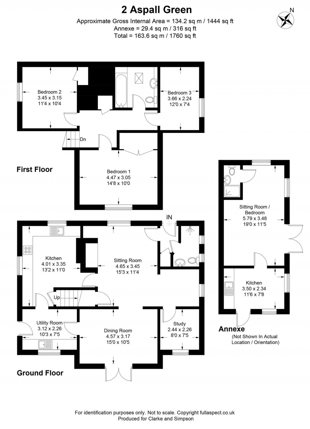 Floorplans For Aspall Green, Stowmarket, Suffolk