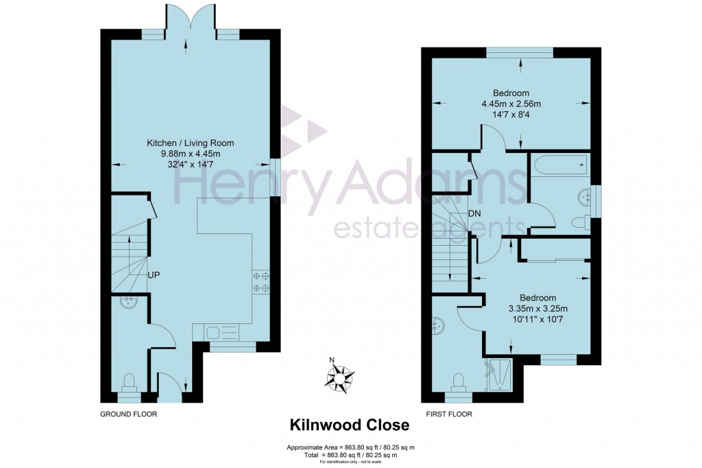 Floorplans For Kilnwood Close, Faygate, RH12