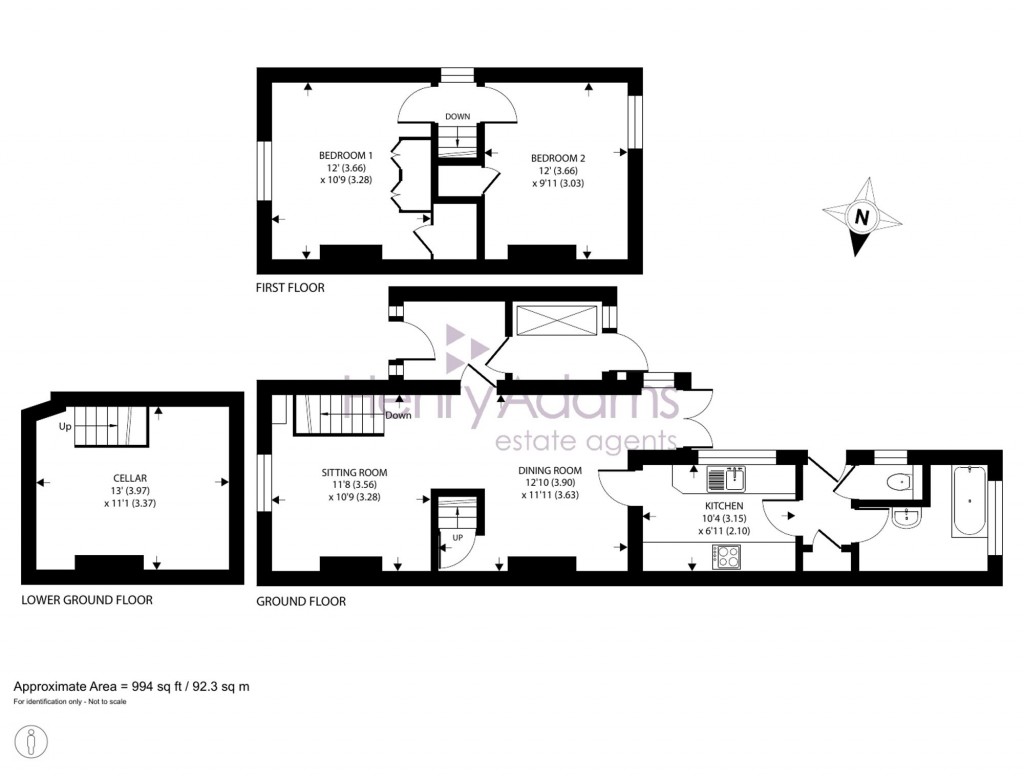 Floorplans For Green Lane, Chichester, PO19