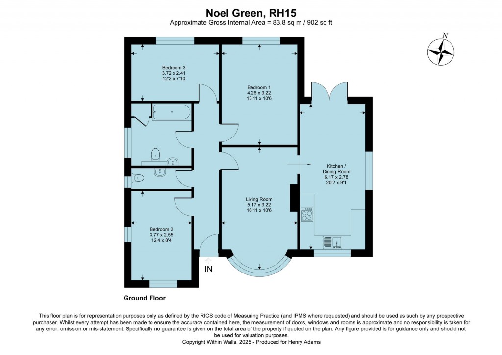 Floorplans For Noel Green, Burgess Hill, RH15