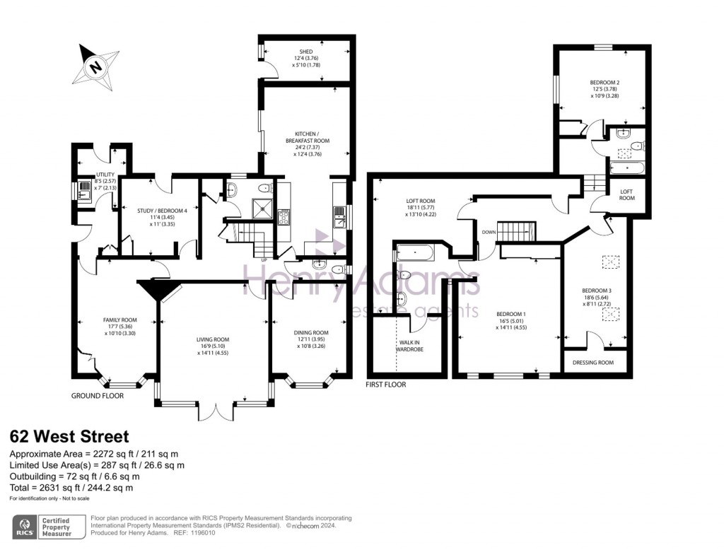 Floorplans For West Street, Selsey, PO20