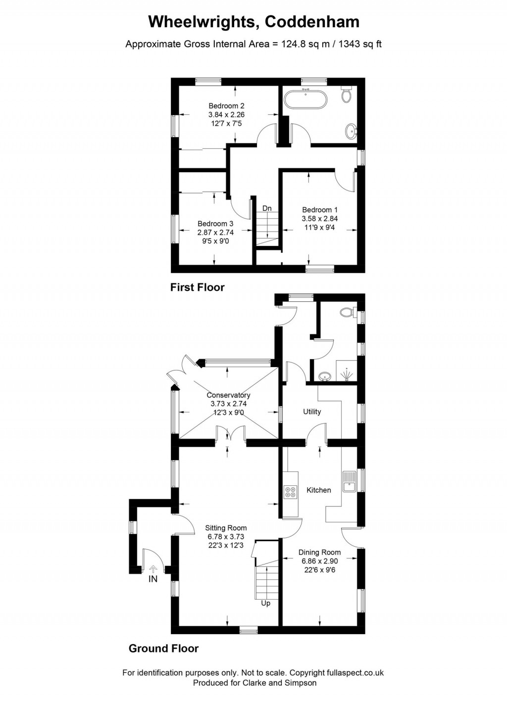 Floorplans For Coddenham, Ipswich, Suffolk