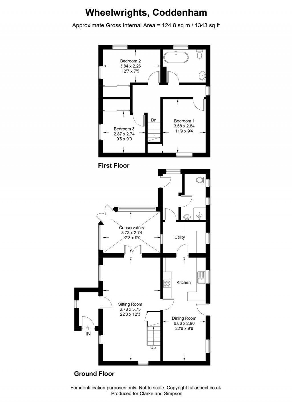 Floorplans For Coddenham, Ipswich, Suffolk
