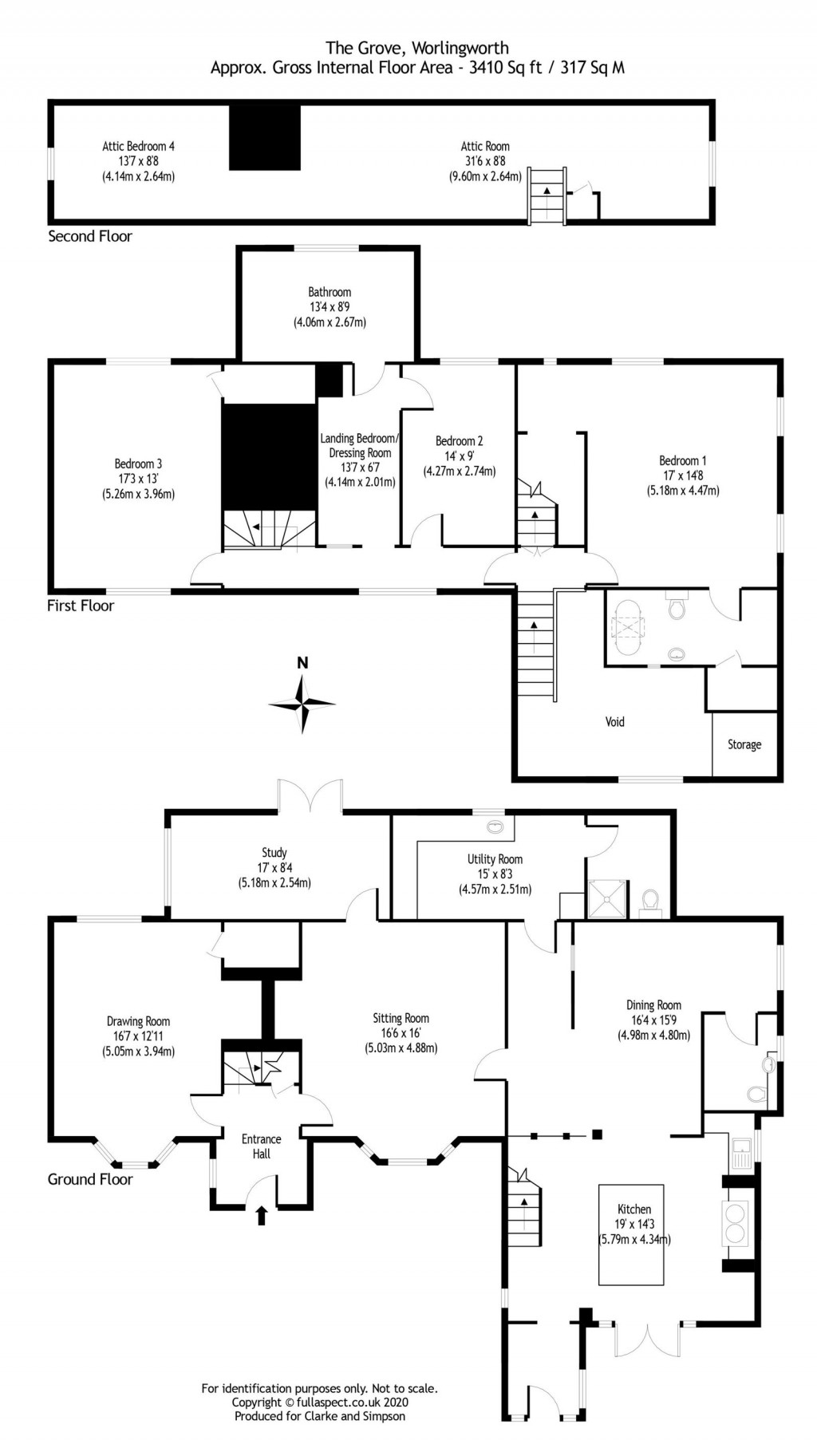 Floorplans For Worlingworth, Suffolk