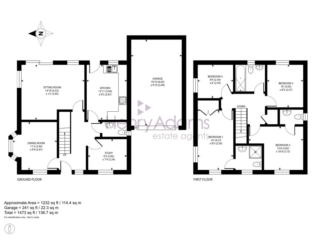 Floorplans For Cuckoo Fields, Fishbourne, PO18
