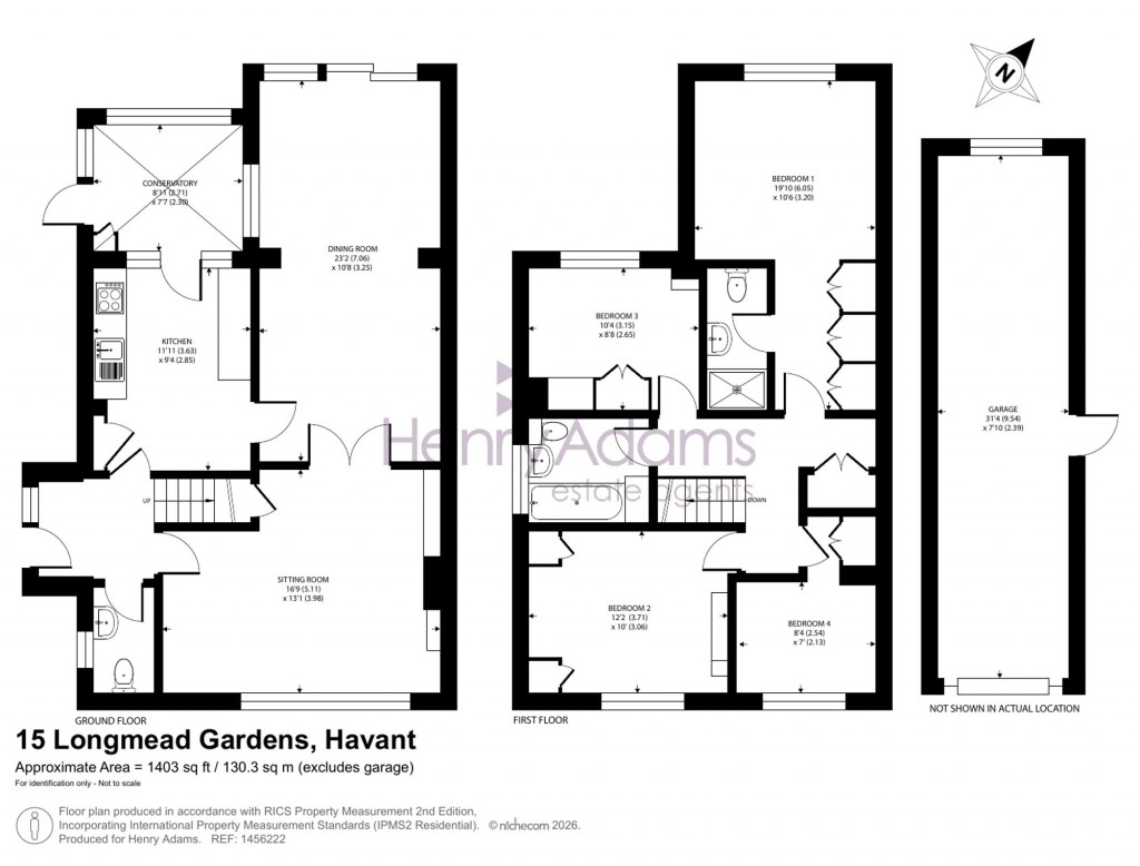 Floorplans For Longmead Gardens, Havant, PO9