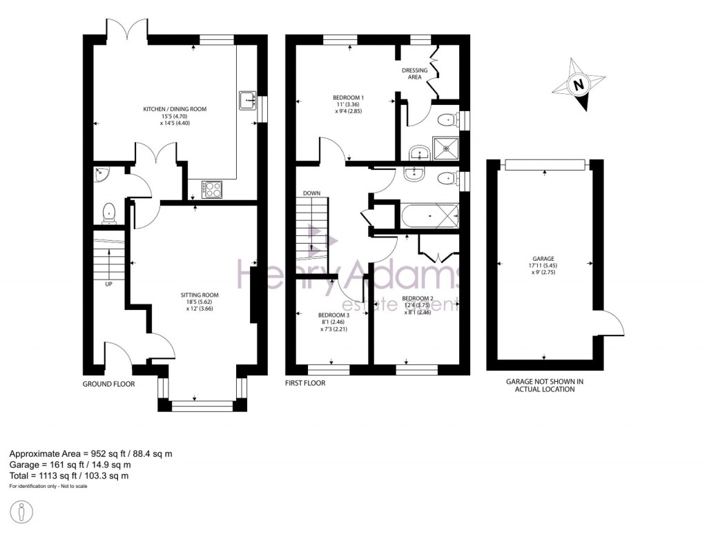 Floorplans For Kenilworth Place, Billingshurst, RH14