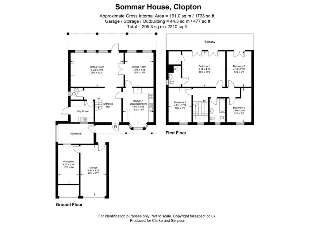 Floorplans For Clopton, Nr Woodbridge, Suffolk