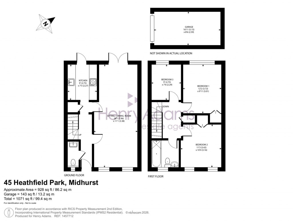 Floorplans For Heathfield Park, Midhurst, GU29