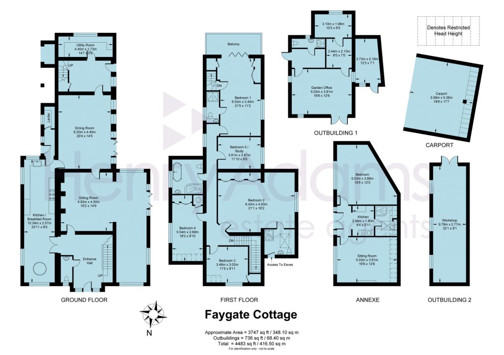 Floorplans For Wimlands Lane, Faygate, RH12