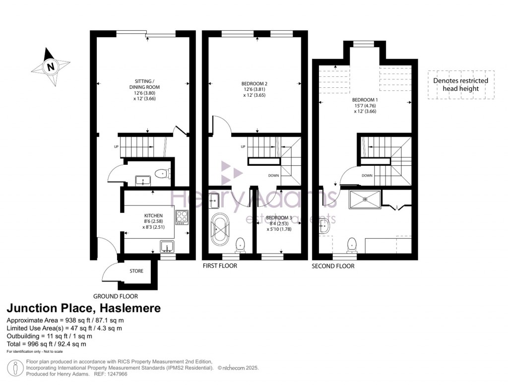 Floorplans For Junction Place, Haslemere, GU27