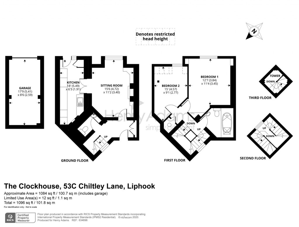 Floorplans For Chiltley Lane, Liphook, GU30