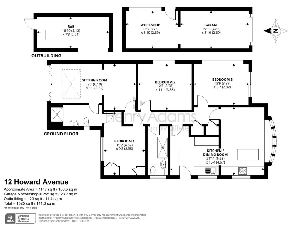 Floorplans For Howard Avenue, West Wittering, PO20
