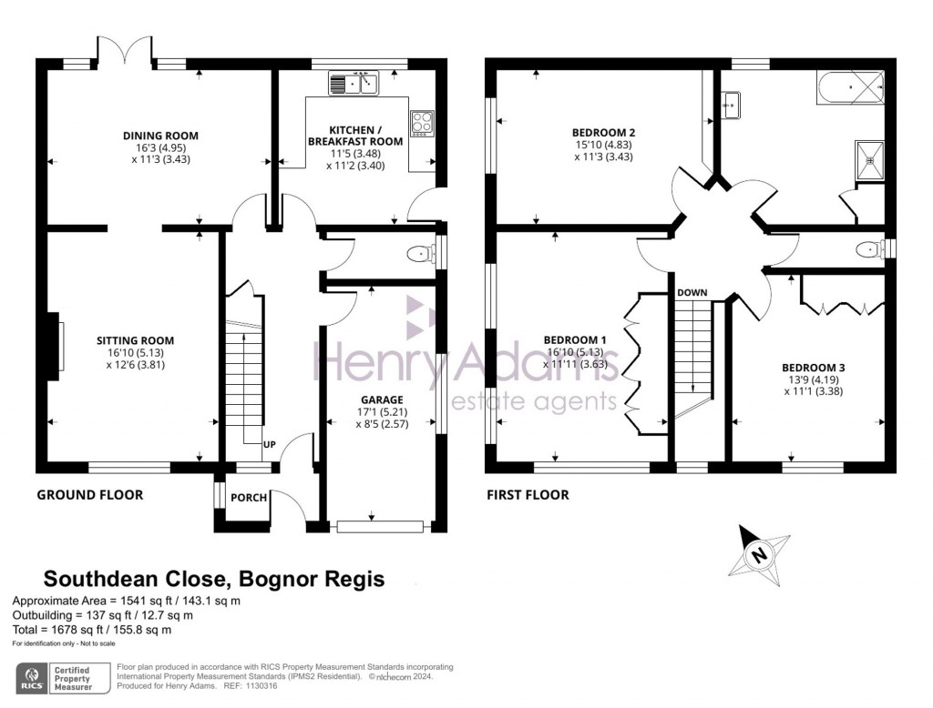 Floorplans For Southdean Close, Middleton-On-Sea, PO22