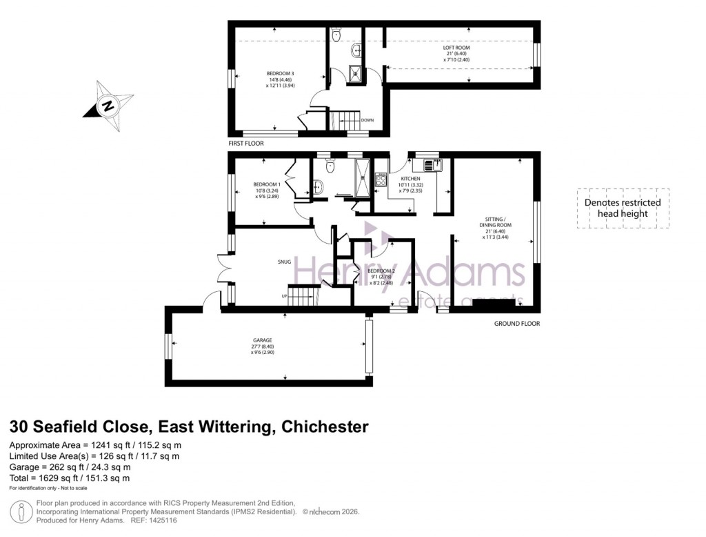 Floorplans For Seafield Close, East Wittering, PO20