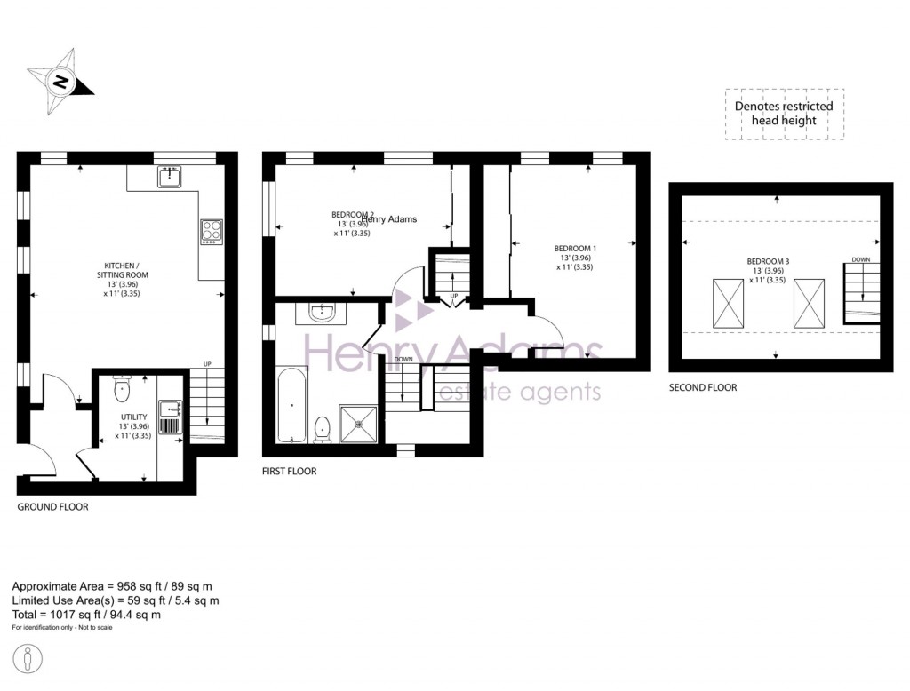Floorplans For Bepton Road, Midhurst, GU29