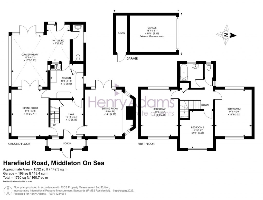 Floorplans For Harefield Road, Middleton-On-Sea, PO22