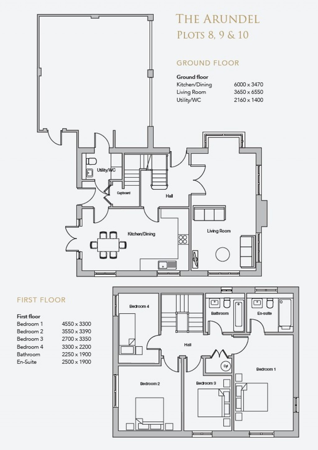 Floorplans For Main Road, Yapton, BN18