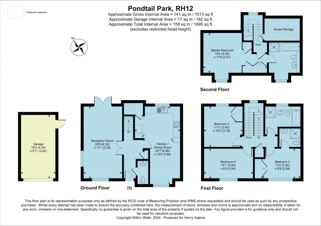 Floorplans For Pondtail Park, Horsham, RH12