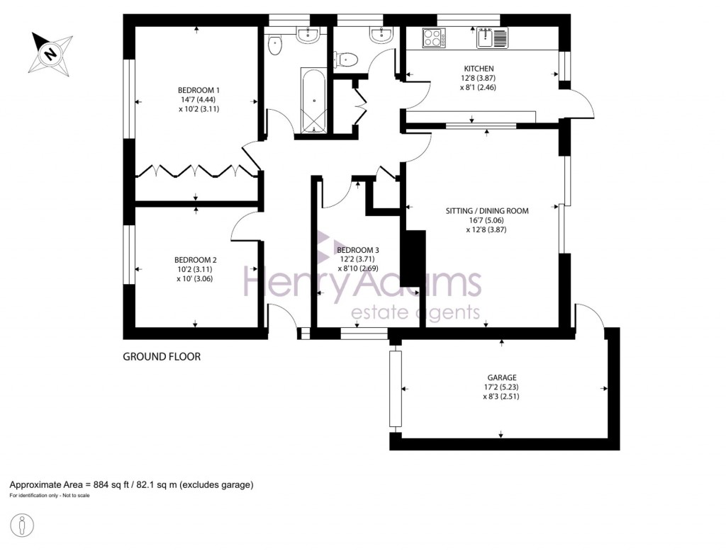 Floorplans For Sandringham Close, Bracklesham Bay, PO20