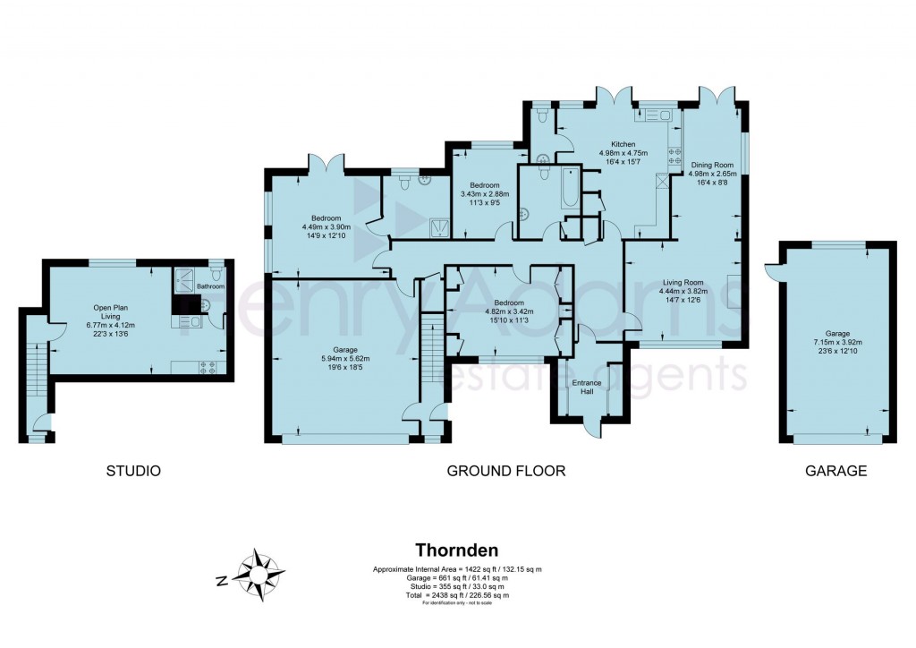 Floorplans For Thornden, Cowfold, RH13