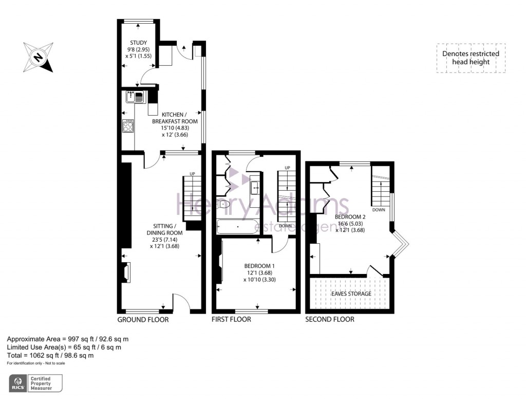 Floorplans For Lion Lane, Haslemere, GU27