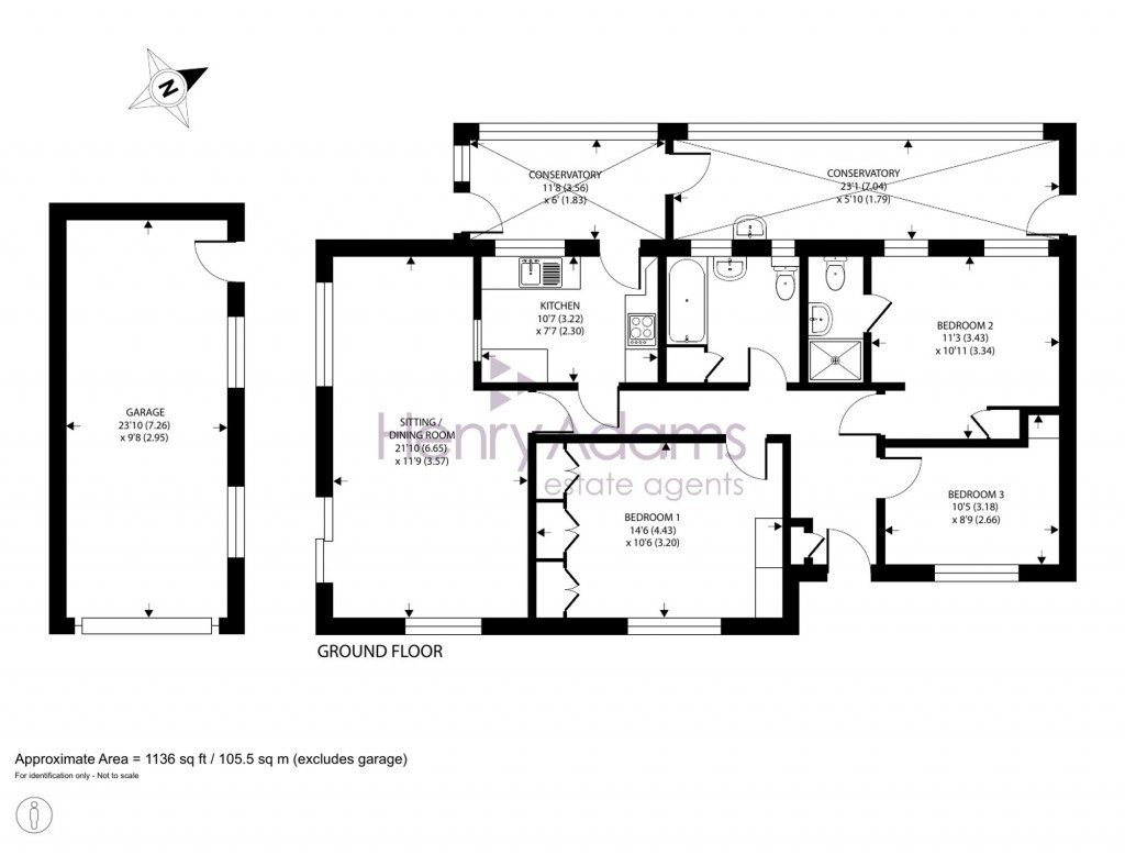 Floorplans For Coney Close, East Wittering, PO20