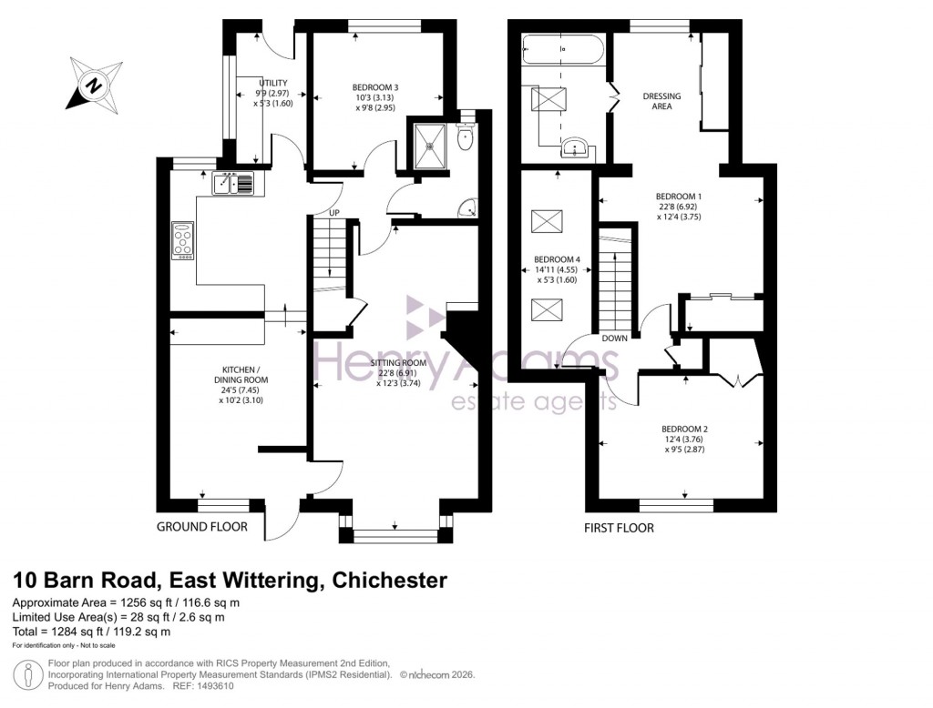 Floorplans For Barn Road, East Wittering, PO20