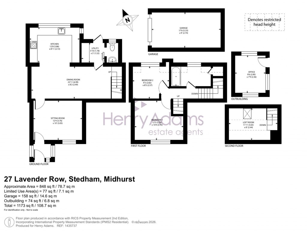Floorplans For Lavender Row, Stedham, GU29