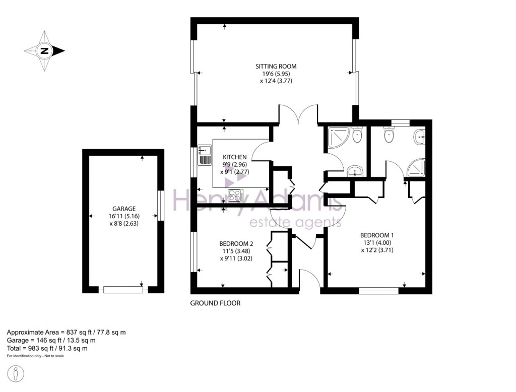Floorplans For Selham Close, Chichester, PO19