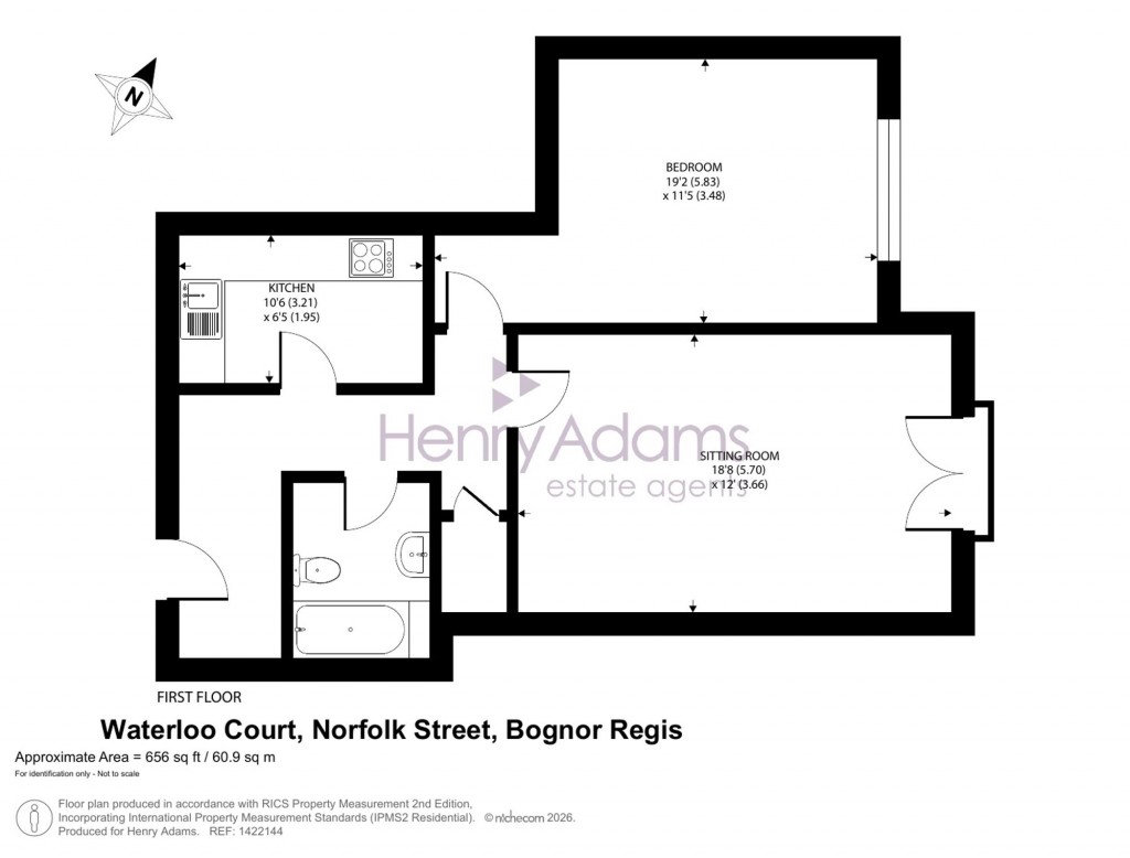 Floorplans For Norfolk Street, Waterloo Court Norfolk Street, PO21