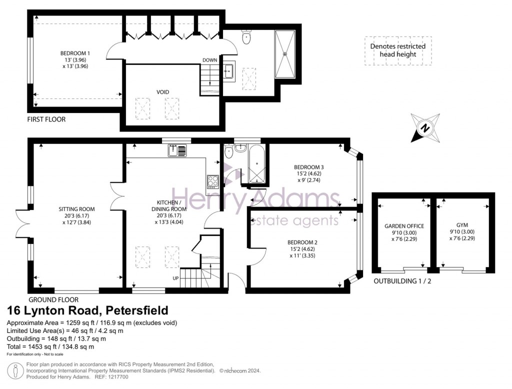 Floorplans For Lynton Road, Petersfield, GU32