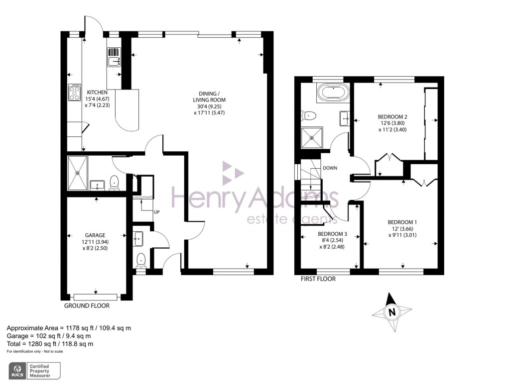 Floorplans For James Street, Selsey, PO20
