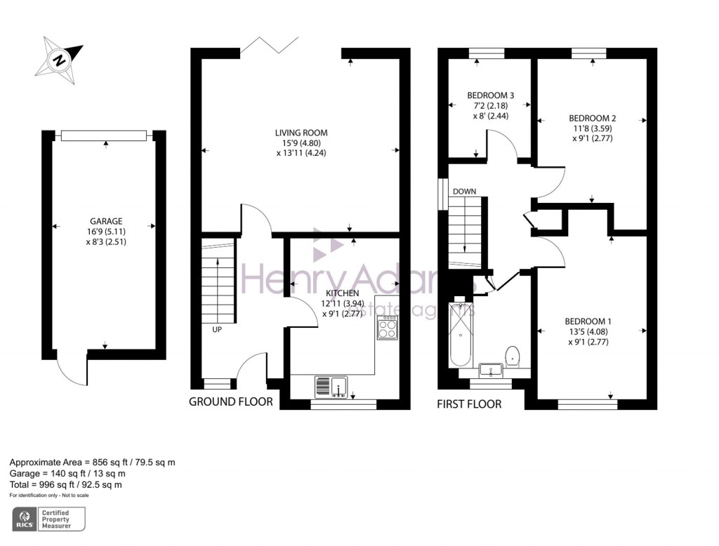 Floorplans For Gainsborough Drive, Selsey, PO20