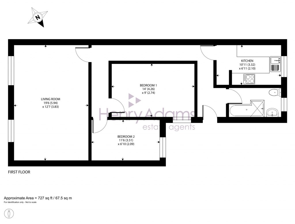 Floorplans For High Street, Selsey, PO20