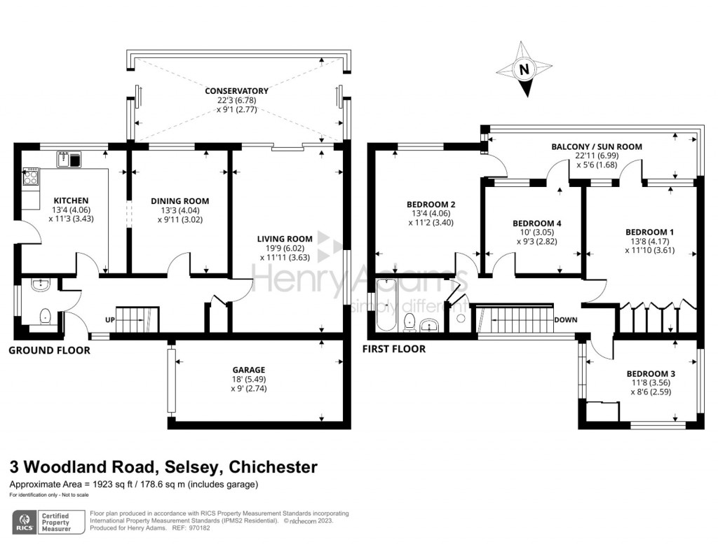 Floorplans For Woodland Road, Selsey, PO20