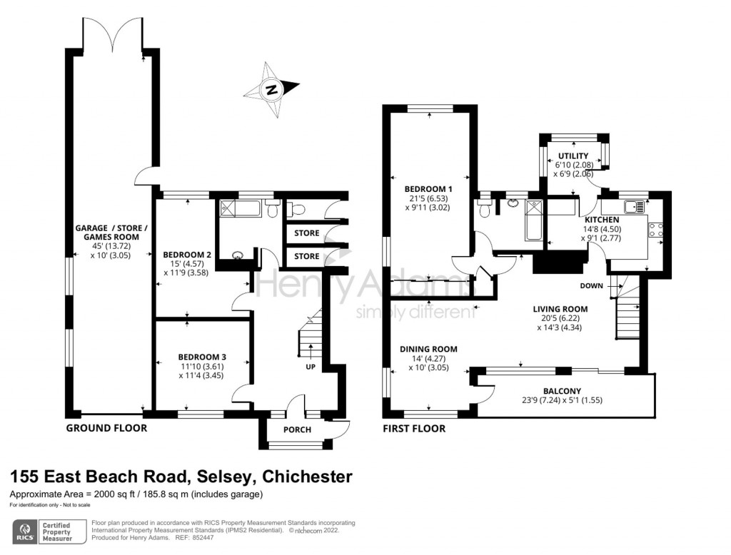 Floorplans For East Beach Road, Selsey, PO20