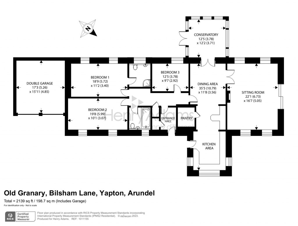 Floorplans For Bilsham Lane, Yapton, BN18